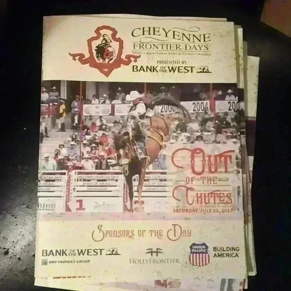 2017 Cheyenne Frontier Days Rodeo Out Of The Chute Memorabilia - Picture 2 of 5
